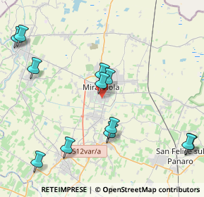 Mappa Via Ugo Foscolo, 41037 Mirandola MO, Italia (5.27231)