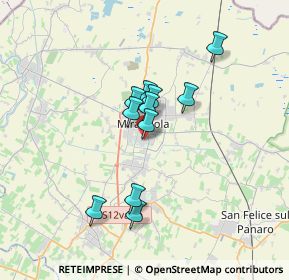 Mappa Via Ugo Foscolo, 41037 Mirandola MO, Italia (2.62455)