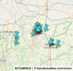 Mappa Via Ugo Foscolo, 41037 Mirandola MO, Italia (3.647)