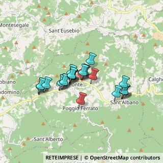 Mappa Strada Fontanino, 27050 Val di Nizza PV, Italia (1.31667)