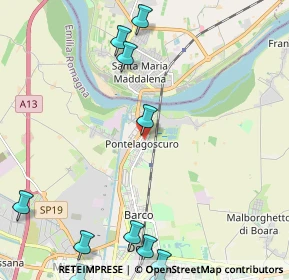 Mappa Piazza Bruno Buozzi, 44123 Ferrara FE, Italia (3.11364)