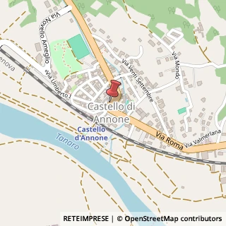 Mappa Via Roma, 72/a, 14034 Castello di Annone, Asti (Piemonte)