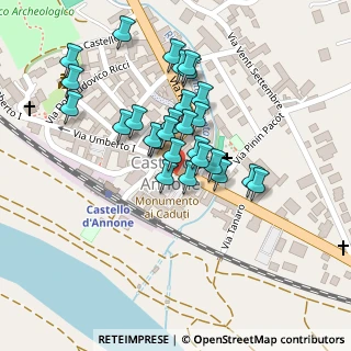 Mappa Via Roma, 14034 Castello di Annone AT, Italia (0.0963)
