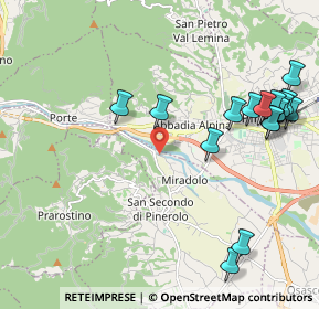 Mappa Via Colombini, 10064 Pinerolo TO, Italia (2.49813)