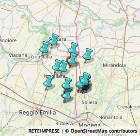 Mappa Via Carso, 42042 Fabbrico RE, Italia (10.646)