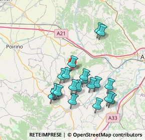 Mappa Strada Provinciale, 14012 Ferrere AT, Italia (6.978)