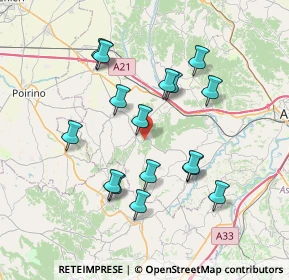 Mappa Strada Provinciale, 14012 Ferrere AT, Italia (6.96688)