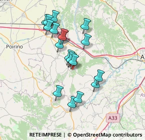 Mappa Strada Provinciale, 14012 Ferrere AT, Italia (6.35789)