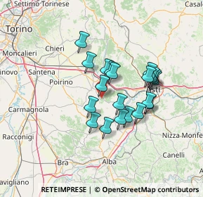 Mappa Strada Provinciale, 14012 Ferrere AT, Italia (10.872)