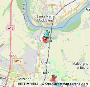 Mappa Corso del Popolo, 44123 Ferrara FE, Italia (4.11333)