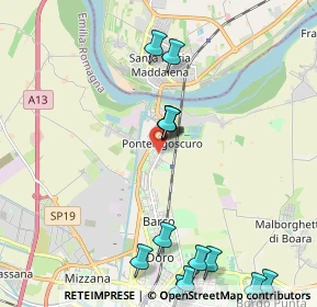 Mappa Corso del Popolo, 44123 Ferrara FE, Italia (2.44571)