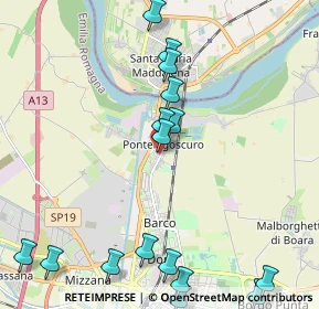 Mappa Corso del Popolo, 44123 Ferrara FE, Italia (2.695)