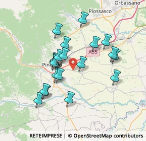 Mappa Strada Provinciale, 10064 Pinerolo TO, Italia (6.4665)