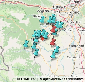 Mappa Strada Provinciale, 10064 Pinerolo TO, Italia (9.888)