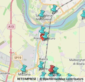 Mappa Via del Risorgimento, 44123 Ferrara FE, Italia (2.95571)