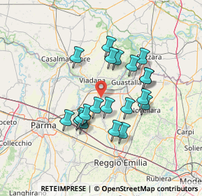 Mappa Poviglio, 42028 Poviglio RE, Italia (11.9485)