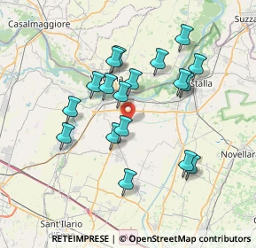 Mappa Poviglio, 42028 Poviglio RE, Italia (6.66944)