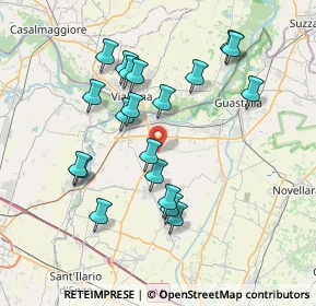 Mappa Poviglio, 42028 Poviglio RE, Italia (7.249)