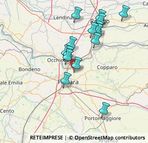 Mappa Via Calzolai, 44123 Ferrara FE, Italia (14.02133)