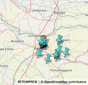 Mappa Via Calzolai, 44123 Ferrara FE, Italia (8.93263)