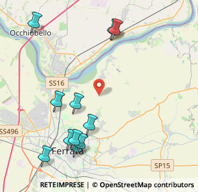 Mappa Via Calzolai, 44123 Ferrara FE, Italia (4.84091)