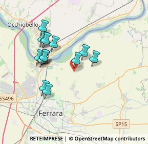 Mappa Via Calzolai, 44123 Ferrara FE, Italia (3.41067)