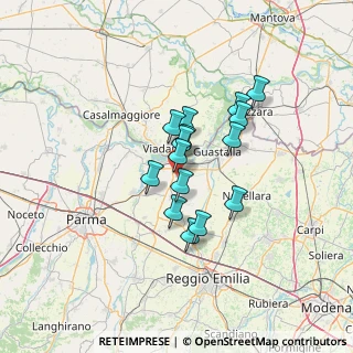 Mappa Via d'Este, 42028 Poviglio RE, Italia (9.65133)