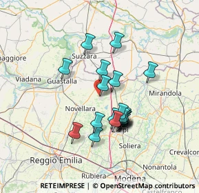 Mappa Via Sandro Pertini, 42042 Fabbrico RE, Italia (11.531)