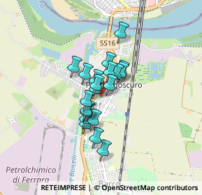 Mappa Via Mulino del Po, 44123 Ferrara FE, Italia (0.544)