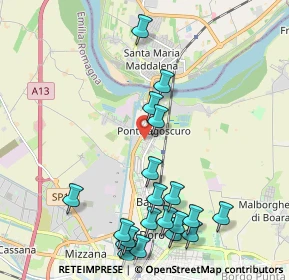 Mappa Via Mulino del Po, 44123 Ferrara FE, Italia (2.49)