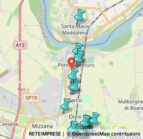 Mappa Via Mulino del Po, 44123 Ferrara FE, Italia (2.7045)