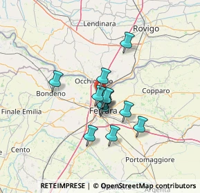 Mappa Via Mulino del Po, 44123 Ferrara FE, Italia (9.40462)