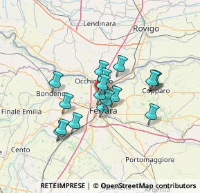 Mappa Via Mulino del Po, 44123 Ferrara FE, Italia (10.63882)