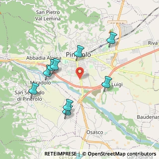 Mappa ENI Station pv.55505 Via Saluzzo, 10064 Pinerolo TO, Italia (2.40909)