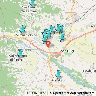 Mappa ENI Station pv.55505 Via Saluzzo, 10064 Pinerolo TO, Italia (1.69769)