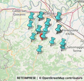 Mappa Via G. Rocca, 29028 Ponte dell'Olio PC, Italia (11.354)