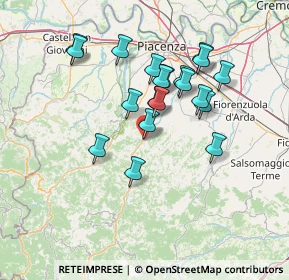 Mappa Via G. Rocca, 29028 Ponte dell'Olio PC, Italia (12.5865)