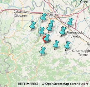 Mappa Via G. B. Ghizzoni, 29028 Ponte dell'Olio PC, Italia (9.83385)
