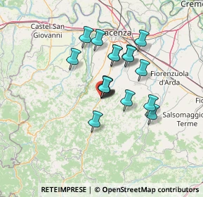 Mappa Via G. B. Ghizzoni, 29028 Ponte dell'Olio PC, Italia (10.03118)