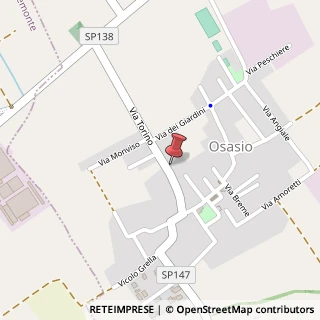 Mappa Via Torino, 22, 10040 Osasio, Torino (Piemonte)