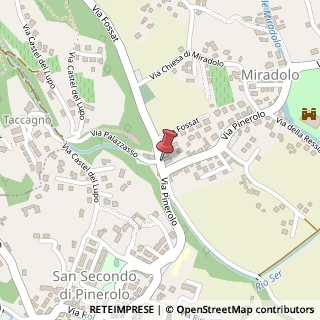 Mappa Via Fossat, 8, 10060 San Secondo di Pinerolo, Torino (Piemonte)