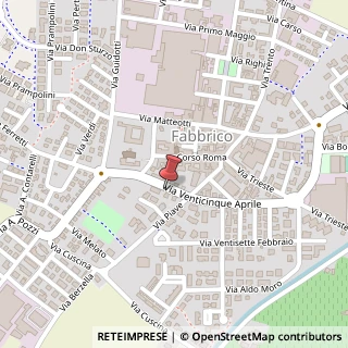 Mappa Via XXV Aprile, 61, 42042 Fabbrico, Reggio nell'Emilia (Emilia Romagna)