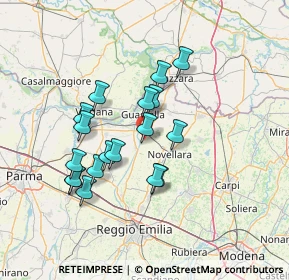 Mappa Via Vioni, 42016 Guastalla RE, Italia (12.42778)