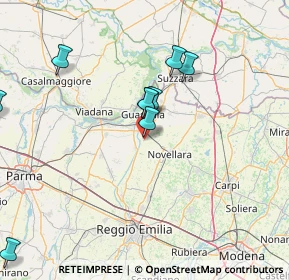 Mappa Via Vioni, 42016 Guastalla RE, Italia (32.93333)