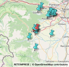 Mappa Via Cardonata, 10064 Pinerolo TO, Italia (14.946)