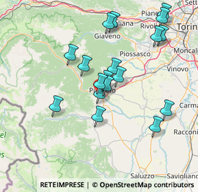 Mappa Via Cardonata, 10064 Pinerolo TO, Italia (14.16667)