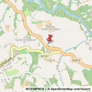 Mappa Via Loc. Valle Inferiore, 27059 Zavattarello, Pavia (Lombardia)