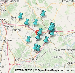 Mappa Borgo S. Giacomo, 14015 San Damiano D'asti AT, Italia (10.63059)