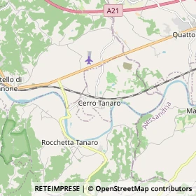 Mappa Cerro Tanaro