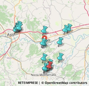 Mappa Via Giovanni Trombetta, 14030 Cerro Tanaro AT, Italia (8.4235)